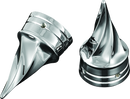 Kuryakyn Twisted Axle Caps Chrome for Harley Davidson and Sportster Models