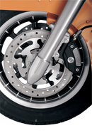 DRAG SPECIALTIES Axle Caps - Bullet - Front - '08 -'13 Touring 0214-0335