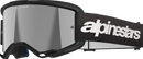 ALPINESTARS GOGGLES Vision 3 Goggle - Wordmark - Black - Silver Mirror Lens 5103225-1456