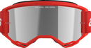 ALPINESTARS GOGGLES Vision 3 Goggle - Wordmark - Red - Silver Mirror Lens 5103325-3094
