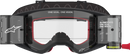 ALPINESTARS GOGGLES Supertech Roll-Off Goggle - Corp - Black/Gray - Clear Lens 5100425-1518