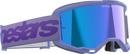 ALPINESTARS GOGGLES Vision 5 Goggle - Wordmark - Purple - Blue Mirror Lens 5102425-3116