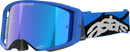 ALPINESTARS GOGGLES Supertech Goggle - Stream - Blue - ABS Vision - Blue Mirror Lens 5100625-7271