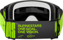 ALPINESTARS GOGGLES Vision 5 Goggle - Hollow - Charcoal/Yellow Fluo - Silver Mirror Lens 5102225-1470
