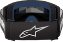 ALPINESTARS GOGGLES Vision 3 Goggle - Wordmark - Black - Silver Mirror Lens 5103225-1456