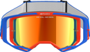 ALPINESTARS GOGGLES Vision 8 Goggle - Wordmark - Blue/Orange - Red Mirror 5101325-7303
