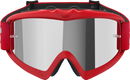 ALPINESTARS GOGGLES Youth Vision Goggle - Blaze - Red - Silver Mirror Lens 5140425-3094