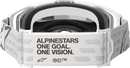 ALPINESTARS GOGGLES Vision 8 Goggle - Corp - White - Silver Mirror Lens 5101625-2055