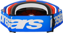 ALPINESTARS GOGGLES Vision 8 Goggle - Wordmark - Blue/Orange - Red Mirror 5101325-7303