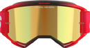 ALPINESTARS GOGGLES Vision 5 Goggle - Blaze - Red - Gold Mirror Lens 5102125-3115