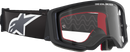 ALPINESTARS GOGGLES Supertech Goggle - Corp - Black/Gray - Clear Lens 5100125-1507