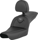 SADDLEMEN RoadSofa™ - Carbon Fiber - with Driver Backrest - FXDWG '04-'05 804-05-185BR