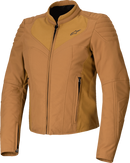 ALPINESTARS Stella Isla WR Jacket - Utility Brown/Light Gold - Small 3210425-8021-S