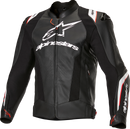 ALPINESTARS Missile v3 Ignition Leather Jacket - Black/White - US 48 / EU 58 3100325-12-58
