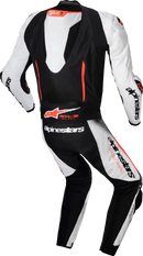ALPINESTARS GP-R7 1-PC Leather Suit - White/Black/Red Fluo - US 38 / EU 48 3150125-233-48