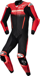 ALPINESTARS GP-R7 1-PC Leather Suit - Black/Mid Red - US 52 / EU 62 3150125-1405-62