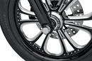 DRAG SPECIALTIES Axle Caps - Chrome - Front - Pair 16-0217-BC114