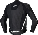 ALPINESTARS Missile v3 Leather Jacket - Black/White - US 48 / EU 58 3100125-12-58