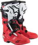 ALPINESTARS Tech 10 Enduro Boots - Bright Red/Black/White - US 10 / EU 44.5 2010025-3016-10