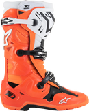 ALPINESTARS Tech 10 Enduro Boots - Fluorescent Orange/Black/White - US 8 / EU 42 2010025-4512-8