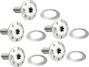 ARLEN NESS Bolt Kit - Holeshot/Front/Floating/Brake Rotor - Spoke Mount - Polished - 5 Pack 300-905