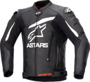 ALPINESTARS GP Plus v4 Leather Jacket - Black/White - US 48 / EU 58 3100524-12-58