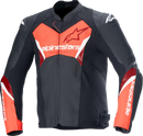 ALPINESTARS Faster v3 Airflow Leather Jacket - Black/Red Fluo - US 44 / EU 54 3103625-1030-54