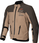 ALPINESTARS AMT-8 Stretch Drystar® XF Jacket - Dark Brown/Dark Khaki - 2XL 3200425-8018-XXL