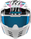 ICON Elsinore™ Helmet Rad Dawn White Small - Lightweight and Versatile Motorcycle Helmet