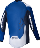 ALPINESTARS Pro-Dura Long-Sleeve Jersey - Navy/Bright Blue/White - Large 3760125-7174-L