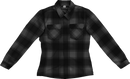 ICON Women's Fallblock CX Flannel Jacket - Black - XS (Part Number 2822-1669)