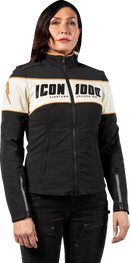 ICON Women's Hella 4™ Jacket - Black - Small by ICON, Part No. 2822-1677