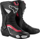 ALPINESTARS SMX-6 V3 Vented Boots - Black/Silver/Red - US 9.5/EU 44 2223225-199-44
