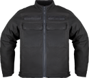 ICON Mototanker™ Jacket 2820-6960 in Black for 2XL – Rugged Canvas Motorcycle Jacket with Impact Protection