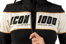 ICON Women's Hella 4™ Jacket - Black - Size XL - Durable Stretch Cotton and Nylon Motorcycle Jacket