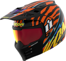 ICON Elsinore™ Helmet Rad Dawn Orange Large - Lightweight Motorcycle Helmet with Removable Face Mask and Advanced Ventilation