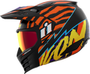 ICON Elsinore™ Helmet - Rad Dawn Orange Small with Advanced Ventilation and Modular Face Mask