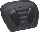 MUSTANG Deluxe Chopped Tour-Pak® Sissy Bar Pad - Black w/ Gunmetal Stitch - Touring 88405GM