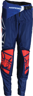 MOOSE OFFROAD Youth Agroid Mesh Pants - Red/White/Blue - 30 2903-2559