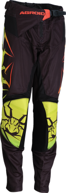 MOOSE OFFROAD Youth Agroid Mesh Pants - Hi-Viz/Black - 30 2903-2566