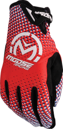 MOOSE OFFROAD SX1™ Gloves - Red/White/Blue - Large 3330-8062