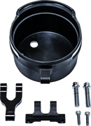 Performance Machine (PM) Black Ops Gauge Relocation Kit for Harley - Part 0208-2192-SMB
