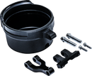 Performance Machine (PM) Black Ops Gauge Relocation Kit for Harley - Part 0208-2192-SMB