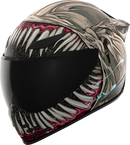 ICON Domain™ Helmet Grand Maw Gray Small 010117295 – Lightweight, Durable Motorcycle Helmet with Advanced Ventilation and Fog-Free Shield