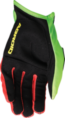 MOOSE OFFROAD Agroid™ Pro Gloves - Green/Red - Large 3330-8111