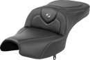 SADDLEMEN Roadsofa™ Seat - Without Backrest - Black - Carbon Fiber - Indian Pursuit '22-'24 I22-02-185