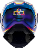 ICON Airframe Pro™ Reentry Silver Helmet - Small, Lightweight Fiberglass Shell with Advanced Ventilation and Fog-Free Shield