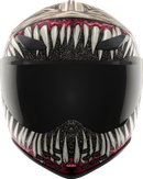 ICON Domain™ Helmet Grand Maw Gray Small 010117295 – Lightweight, Durable Motorcycle Helmet with Advanced Ventilation and Fog-Free Shield