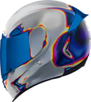 ICON Airframe Pro™ Helmet Reentry Silver 2XL with Advanced Ventilation and Safety Features