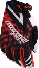 MOOSE OFFROAD Youth SX1™ Gloves - Red/Black - Large 3332-1900